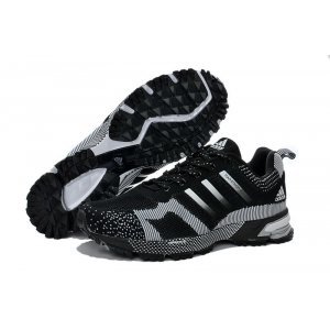 Adidas Marathon Flyknit Men (Black/Silver) (002)