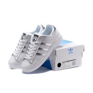 Adidas Superstar (White/silver) (006)