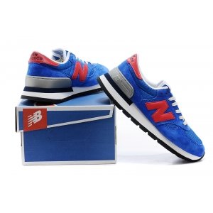 New Balance 990 Жен (Blue/Red) (003)