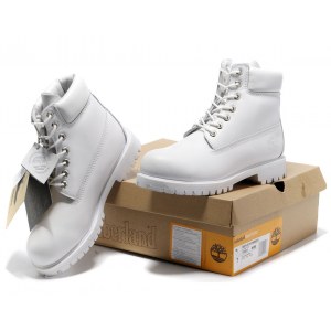 Timberland 6 Inch Premium Waterproof Boots (Ghost White) (015)