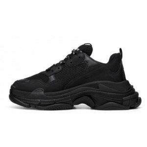 Кроссовки Balenciaga Triple S (Black) (007)