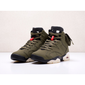 Кроссовки Nike Air Jordan 6 X Travis Scott "Cactus Jack" Khaki