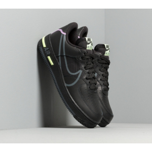 Nike Air Force 1 React Black Violet Star Barely Volt