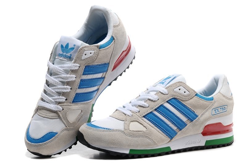 Adidas zx blue and white best sale