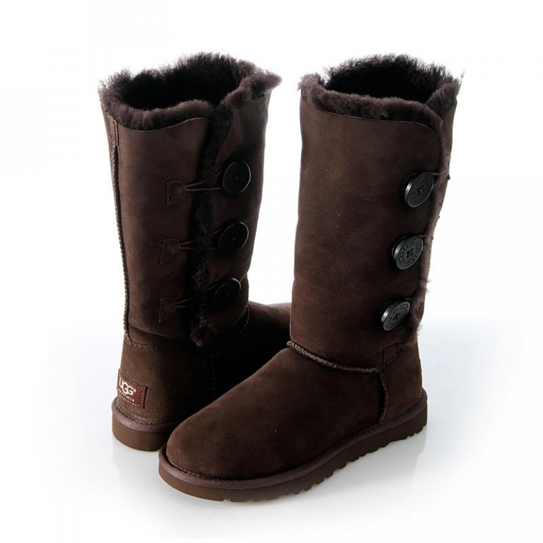 Ugg bailey button clearance triplet chocolate