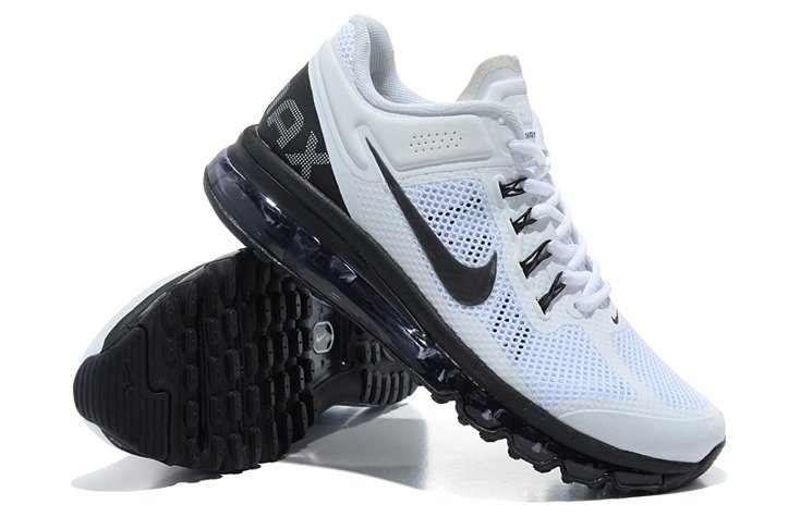 Купить кроссовки Nike Air Max 2013 Hyperfuse Men черно-белые (white/black)
