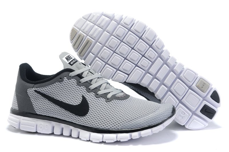 Отзывы о Nike Free 3.0 V2 Men (Grey/Black/Dark-Grey) - (023)