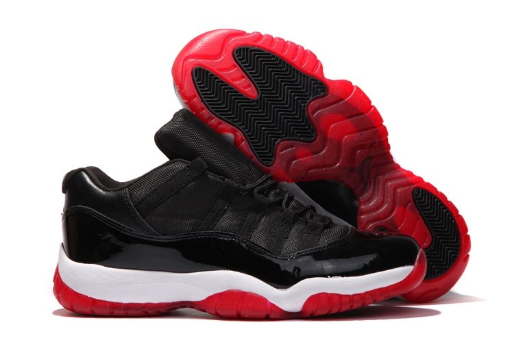 retro 11 low red and black