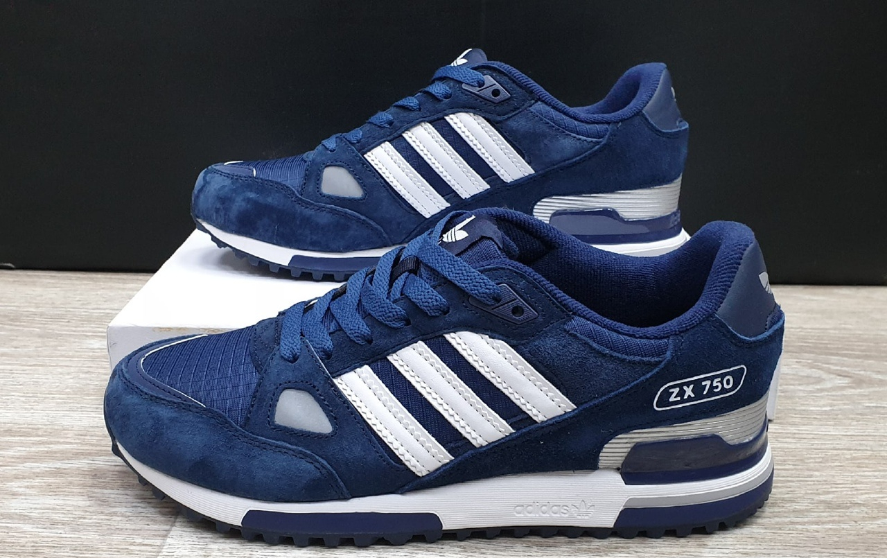 blue adidas zx750