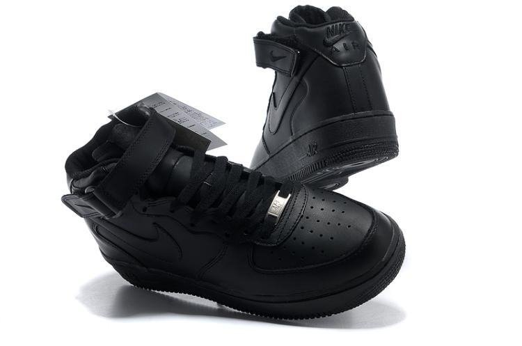 Nike air force 1 womens high tops black sale