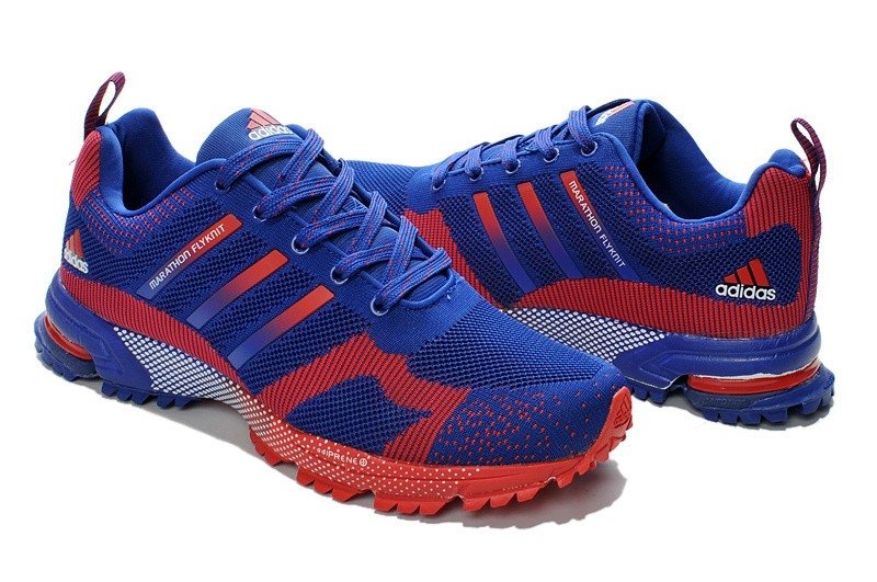 Адидас красно синие. Кроссовки adidas Marathon Flyknit. Мужские кроссовки adidas Marathon Flyknit. Кроссовки adidas Marathon Black/Blue. Adidas Marathon Flyknit Blue.