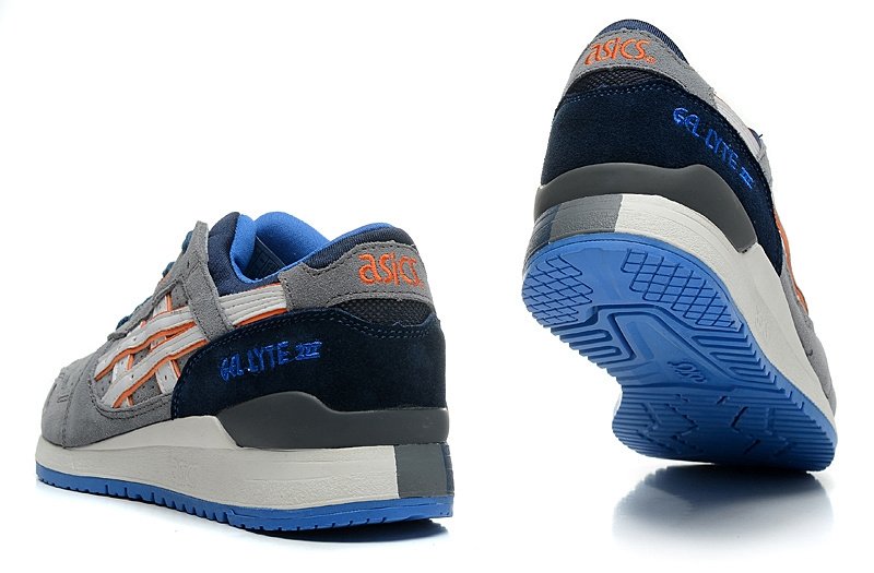 Asics gel lyte iii blue and orange hotsell