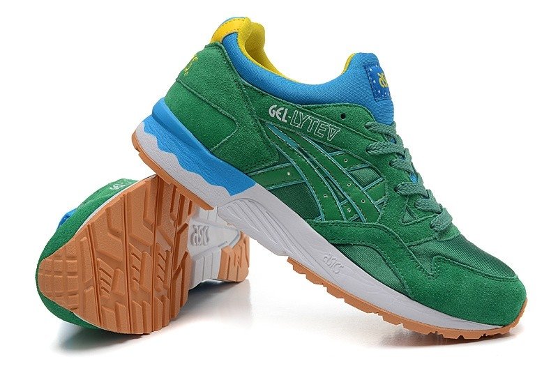 Asics Gel Lyte V Brazil Pack Green Blue Yellow 002 50