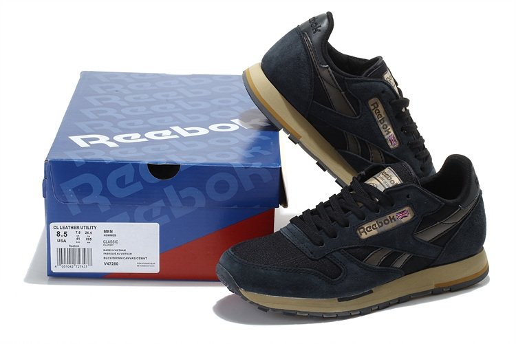 reebok cl leather utility black