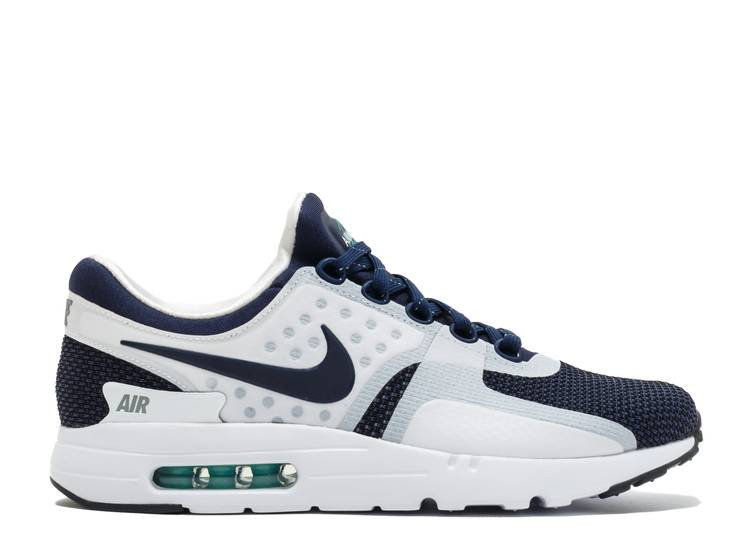 Nike air max zero white and black sale