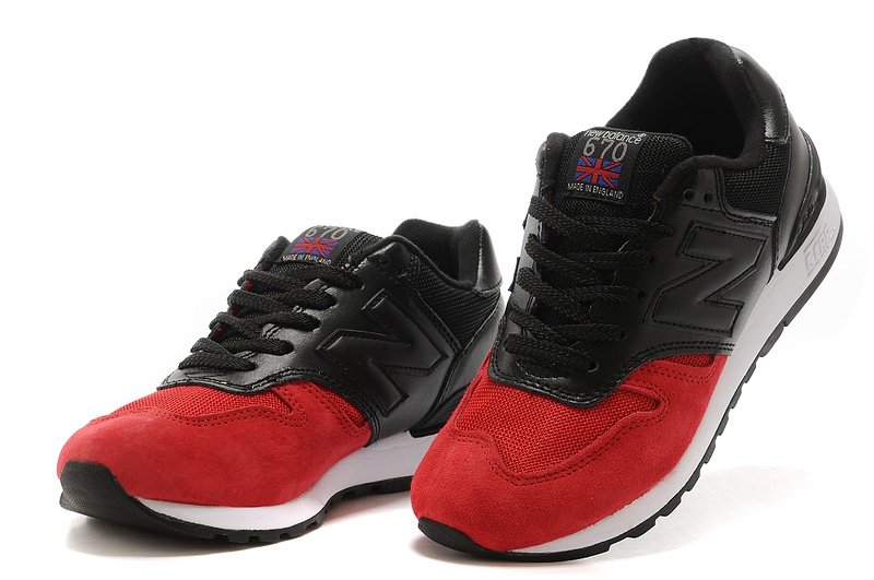 new balance red and black