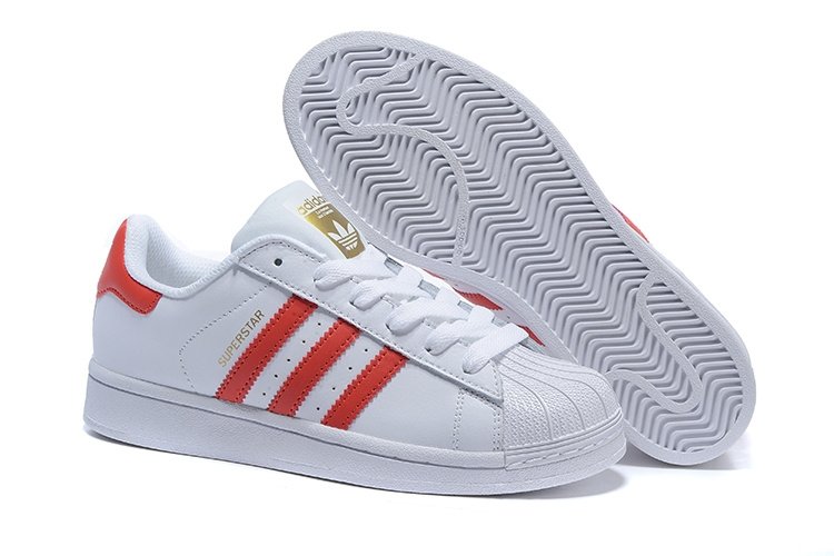 adidas superstar 2 red and black
