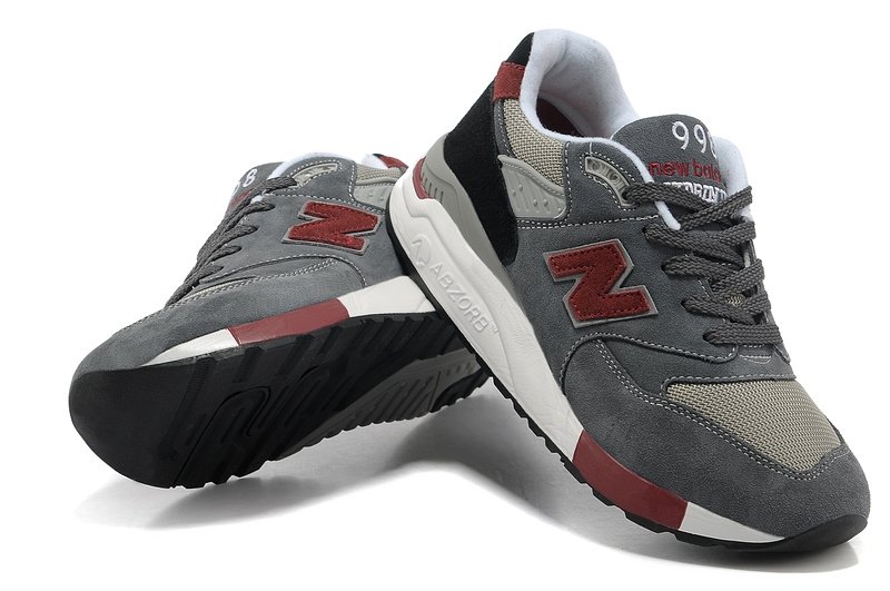 New balance cheap 998 grey red