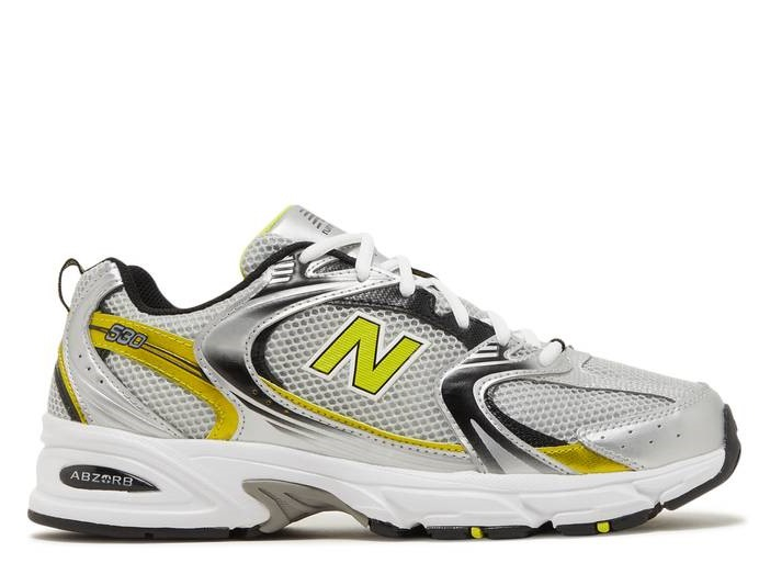 New balance hotsell grey yellow