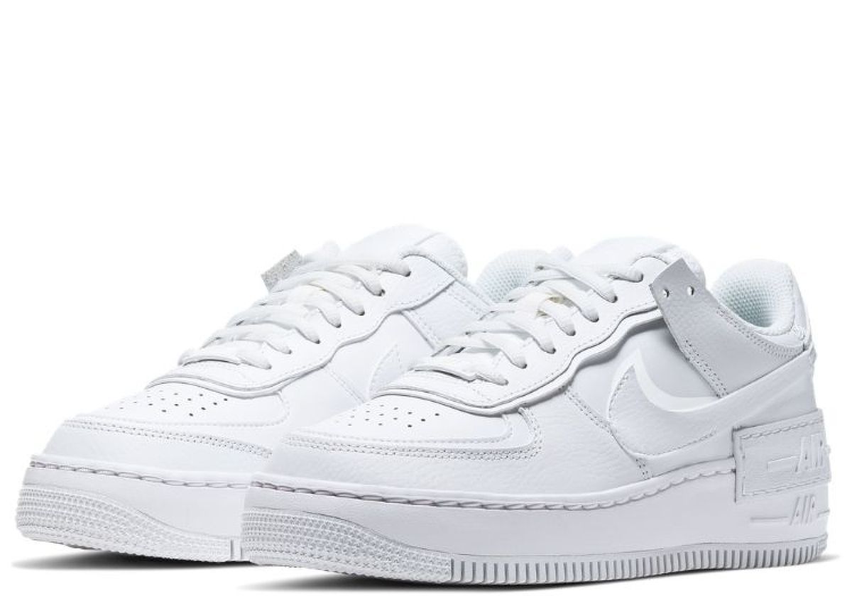 white air force ones shadow