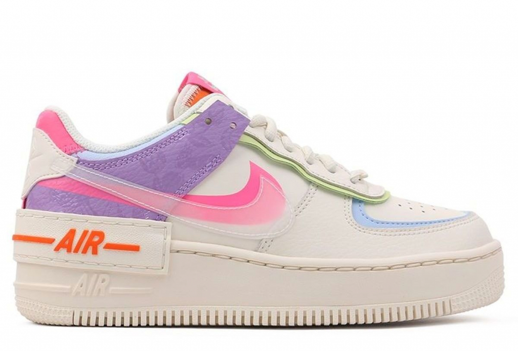 purple and pink nike air force 1