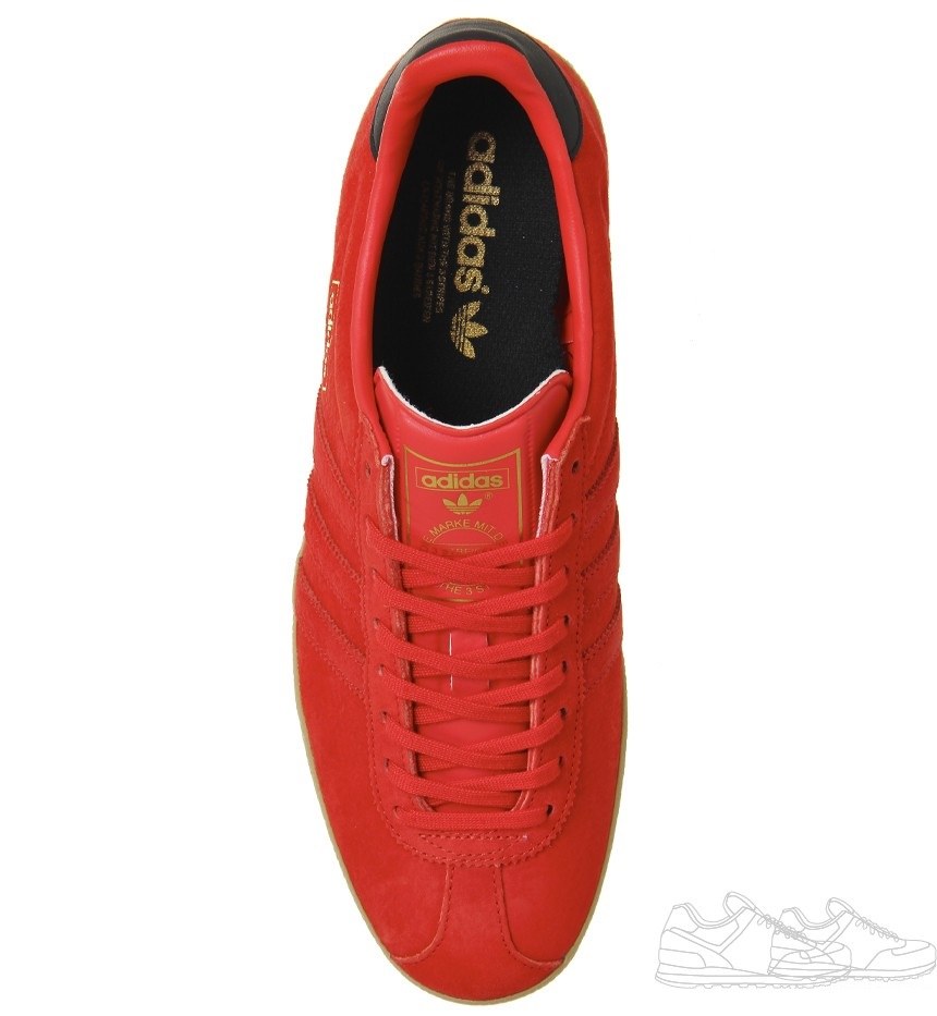 Кроссовки Adidas Gazelle OG Red Black Exclusive Москве со скидкой 50%