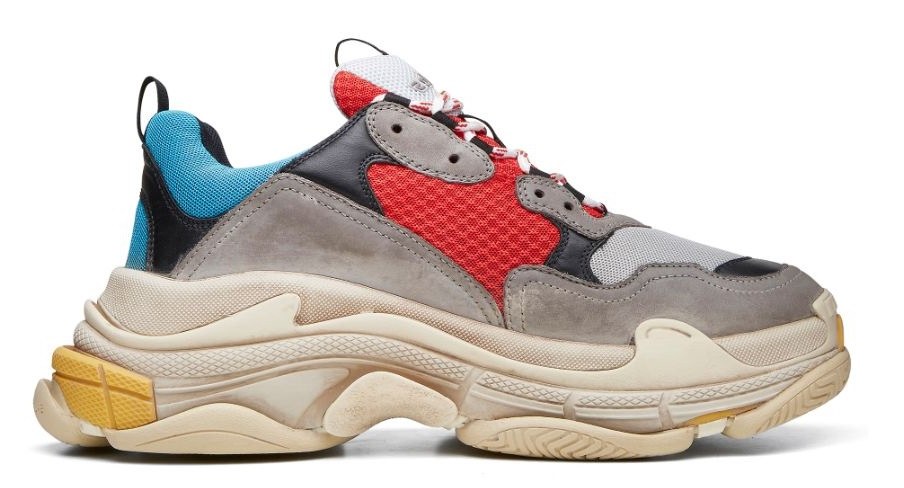 Balenciaga triple s red hot sale grey