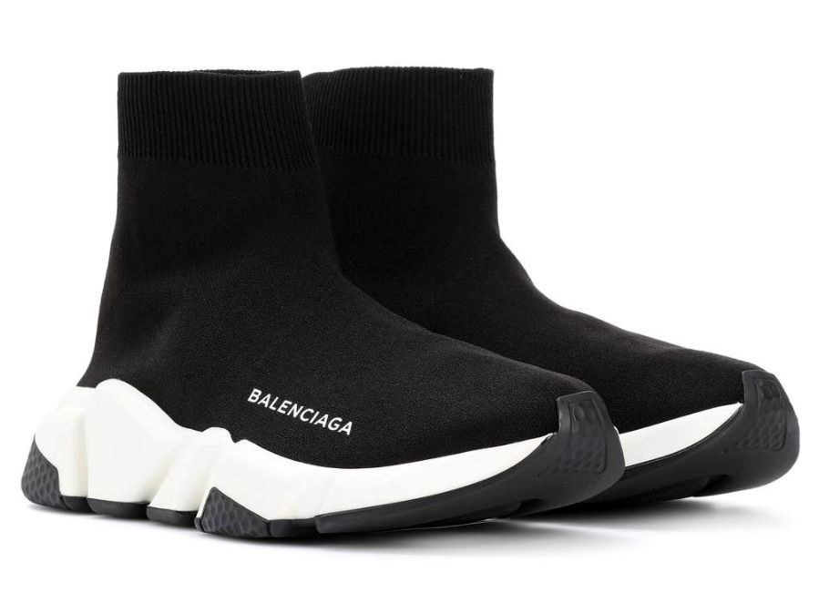 Balenciaga speed trainer mid hot sale black