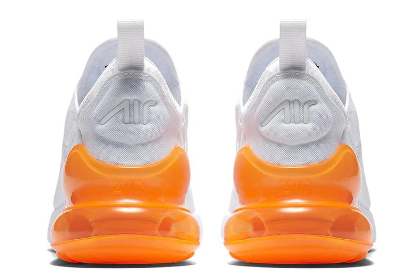 Air 270 white orange best sale