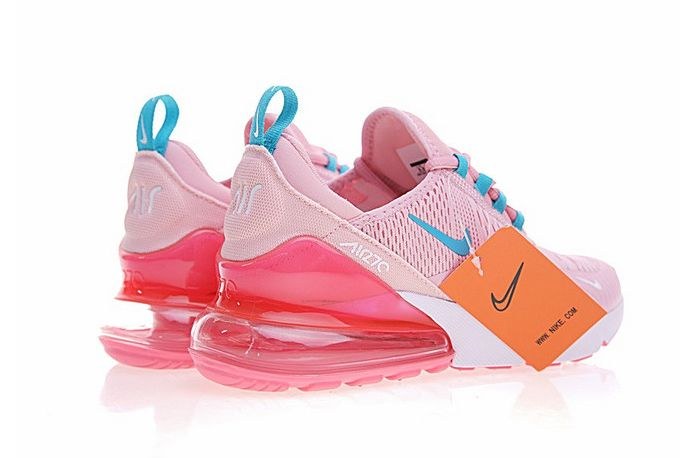 nike air max white blue and pink