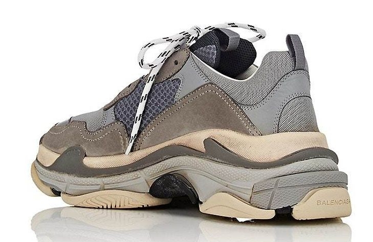 Balenciaga store triple grey