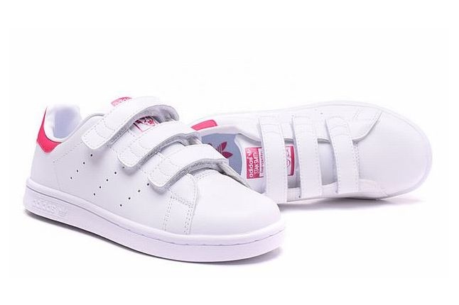 Stan smith pink and white on sale