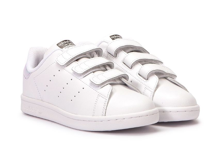 Adidas Stan Smith CF Metallic Silver White 021 50