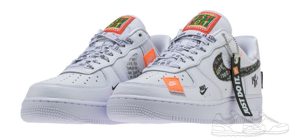 air force 1 07 premium just do it white