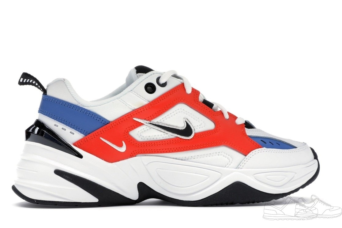 nike m2k red and blue