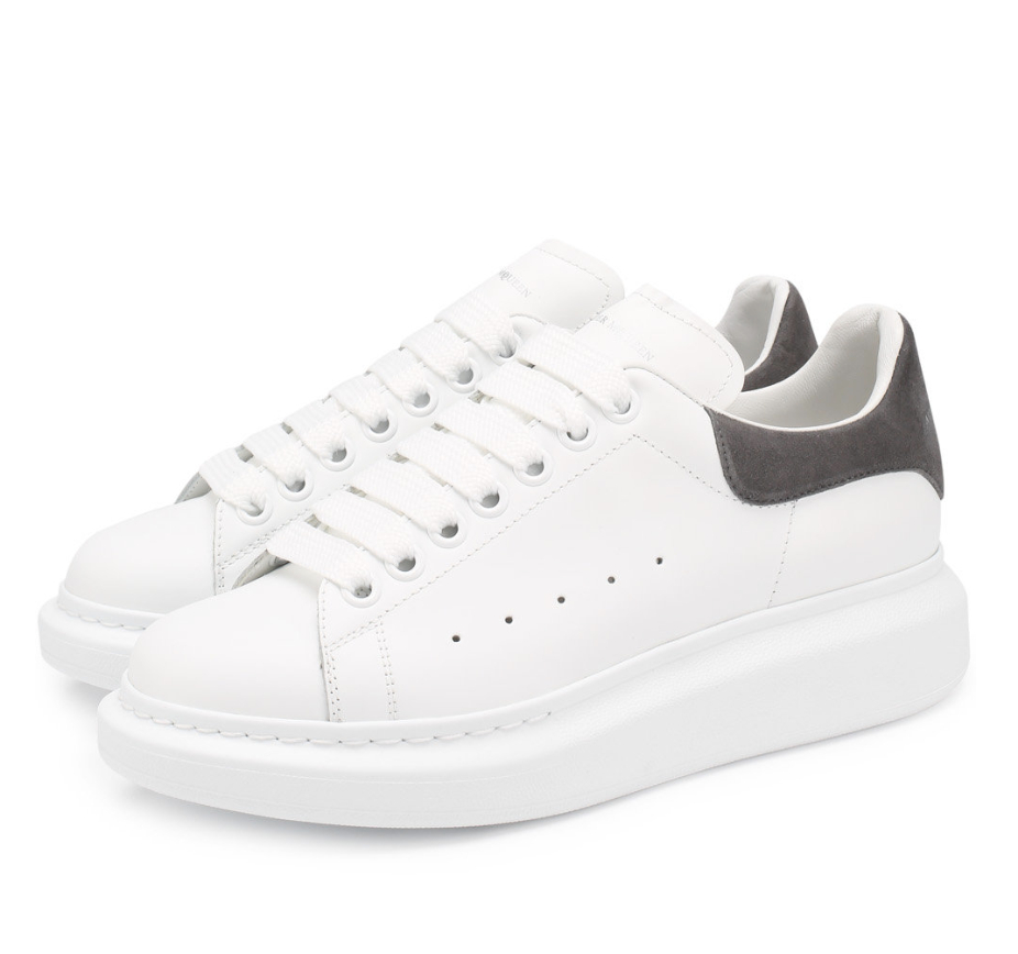 white and grey alexander mcqueen's