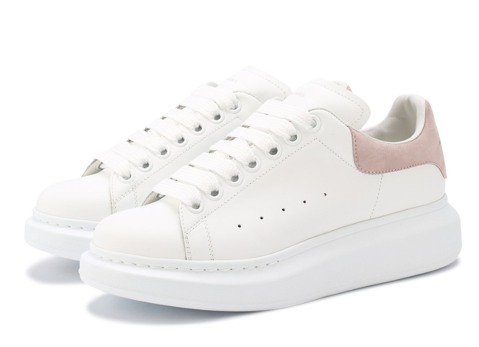 alexander mcqueen white pink