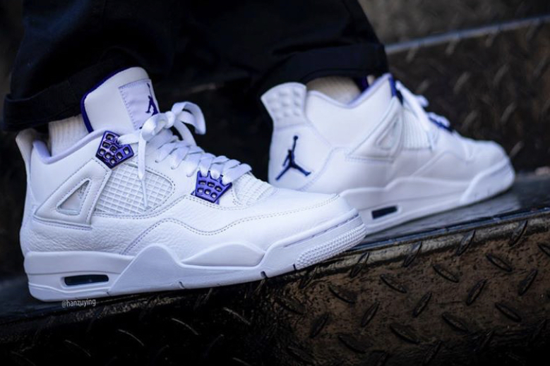 nike air jordan 4 retro purple