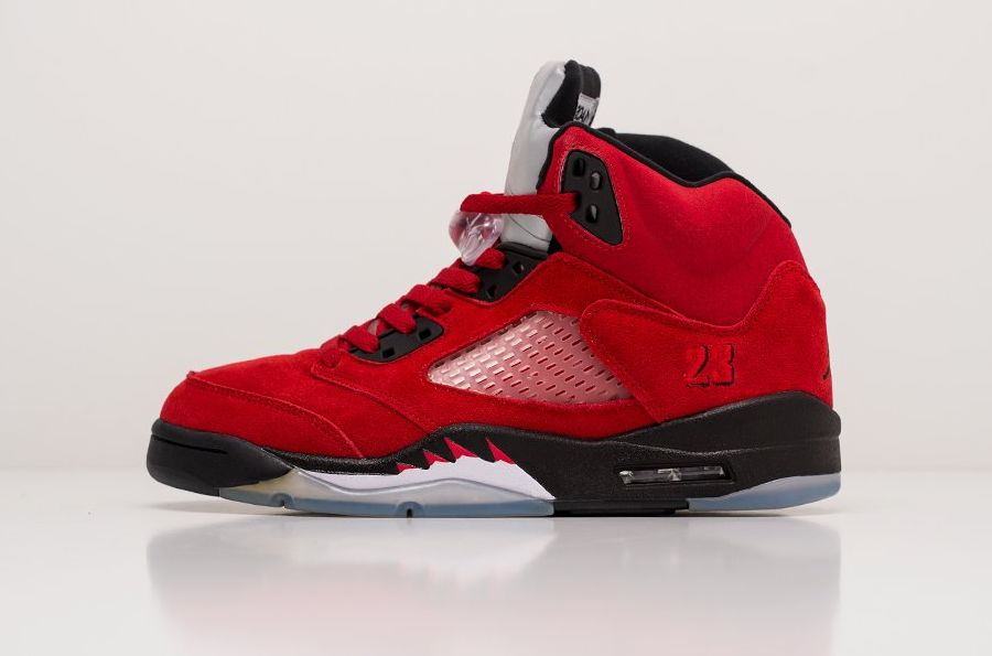 Nike Air Jordan 5 Retro Red Suede 