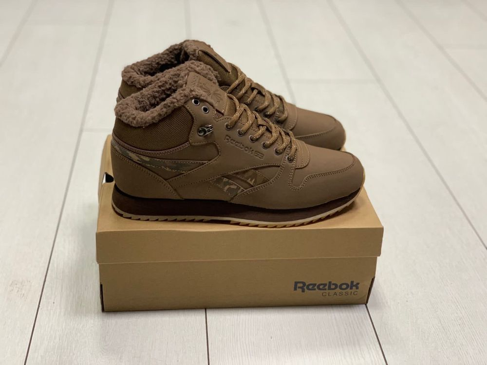 Kritisere køkken frakke Отзывы о Высокие зимние кроссовки Reebok Classic Leather Mid Ripple  (Коричневые))