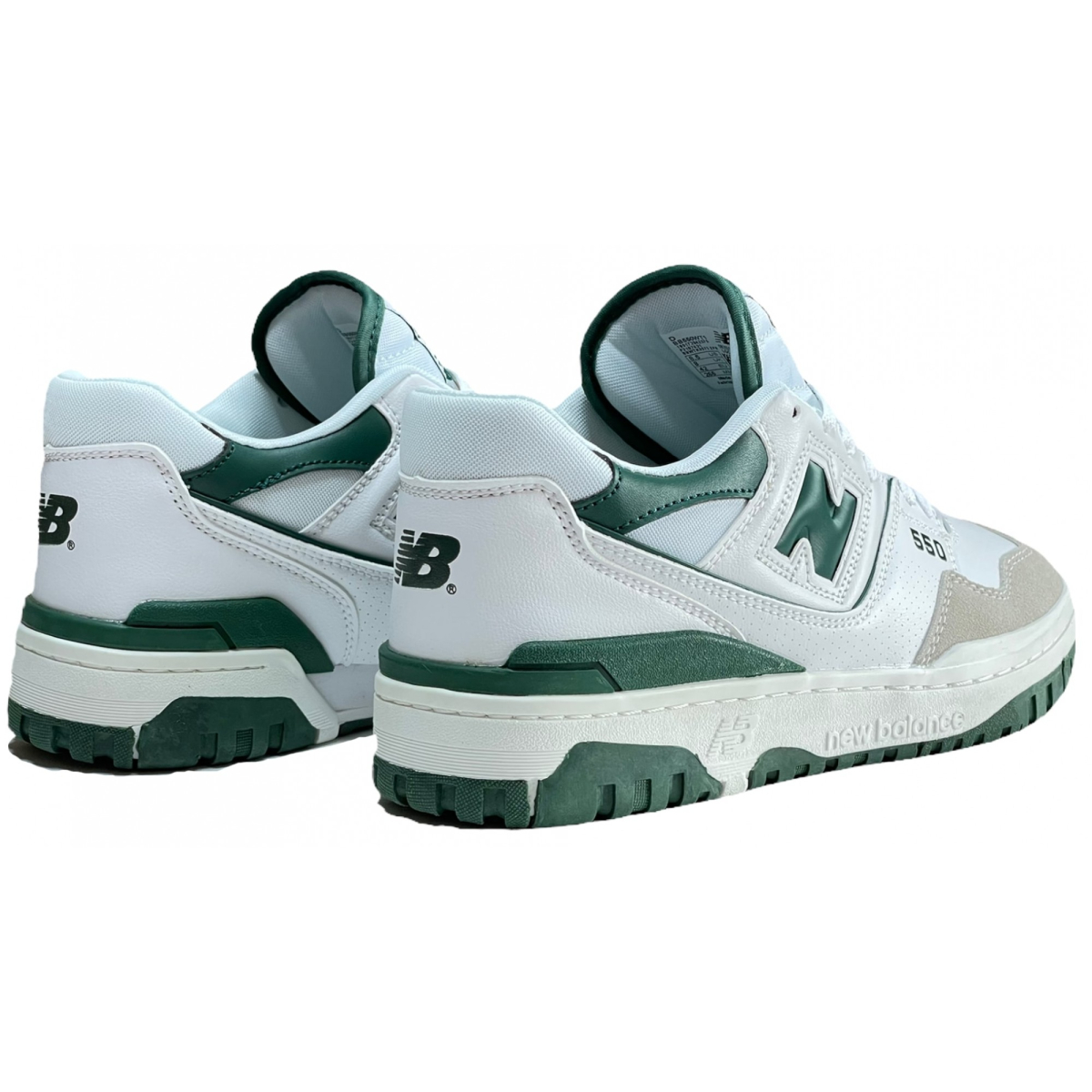 New balance cheap white green