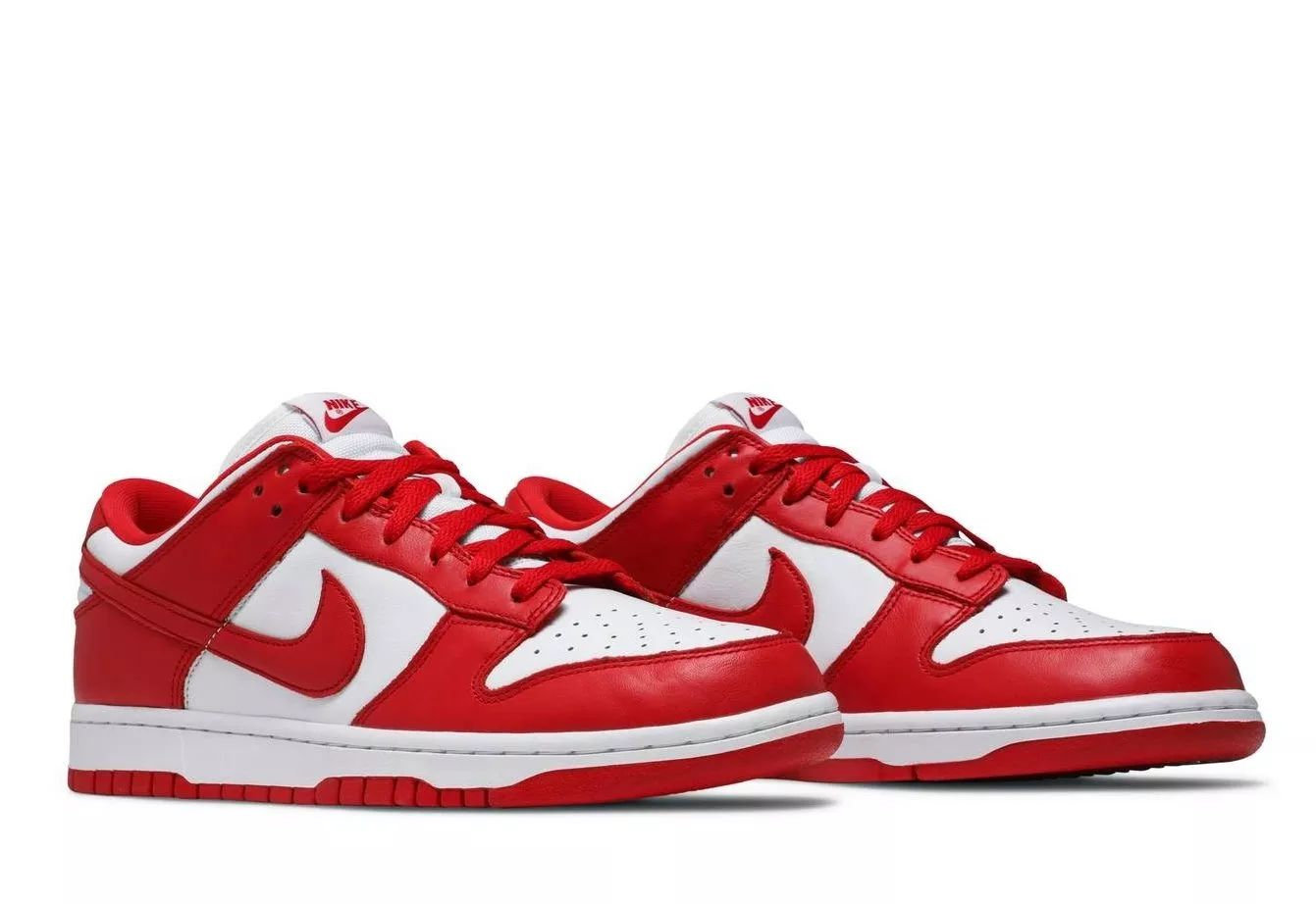 nike dunk low red university