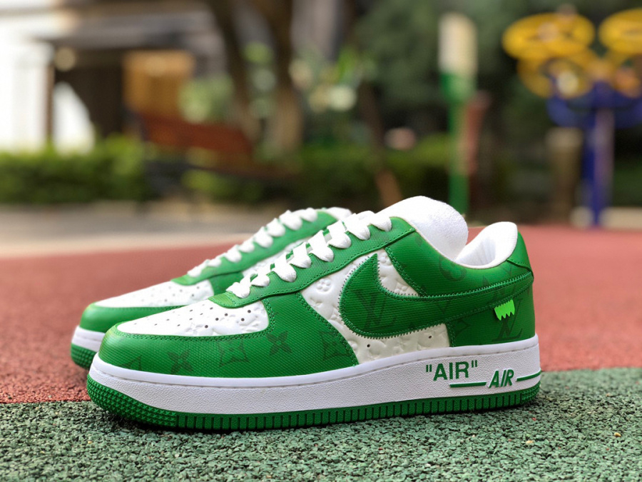 Nike Air Force 1 Low X Louis Vuitton White Green