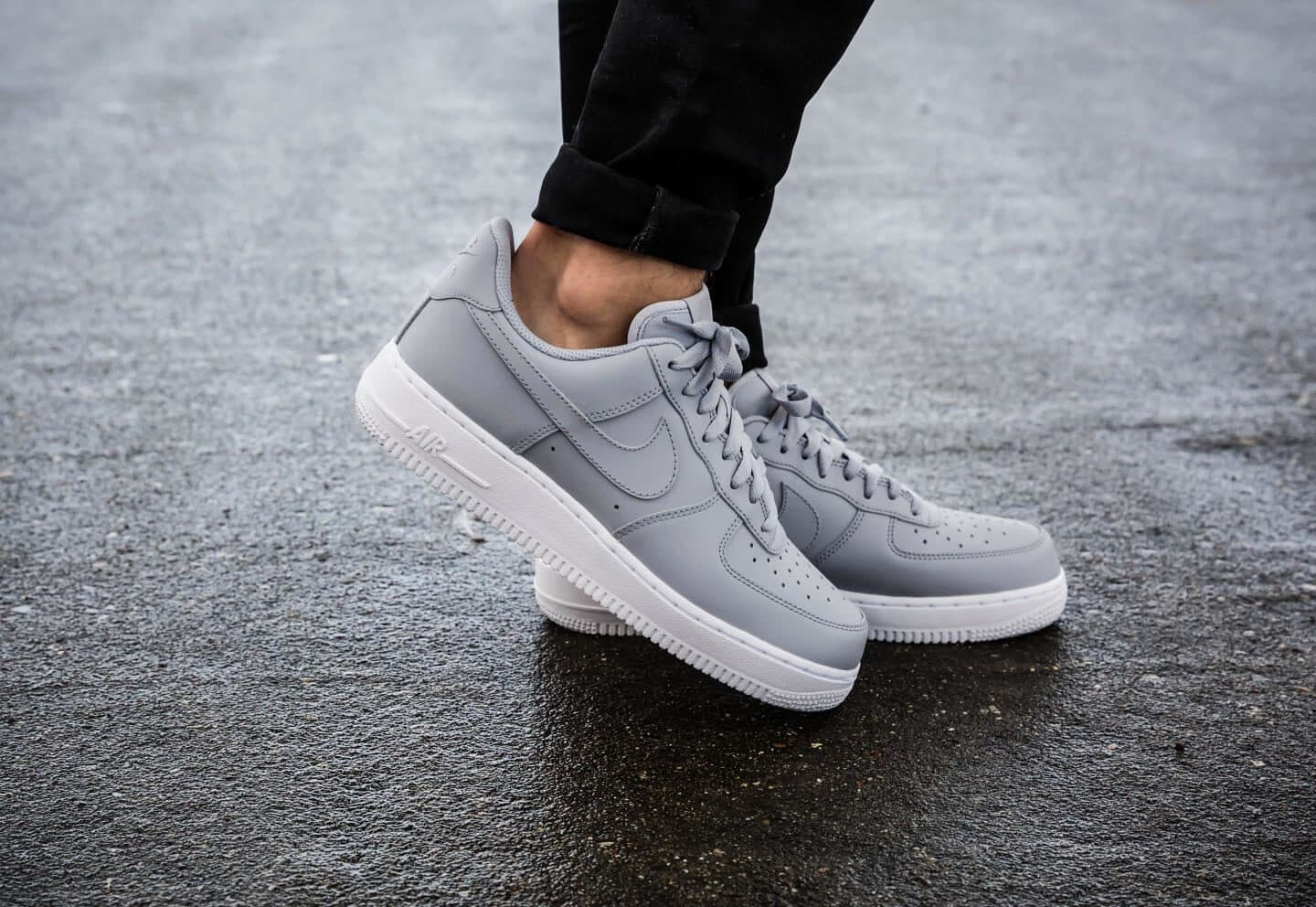 Nike air on sale force grey low