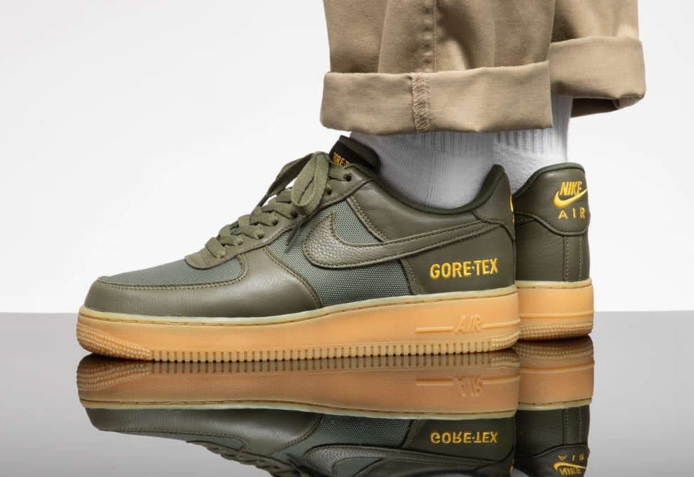 Air force 1 gore tex high olive best sale