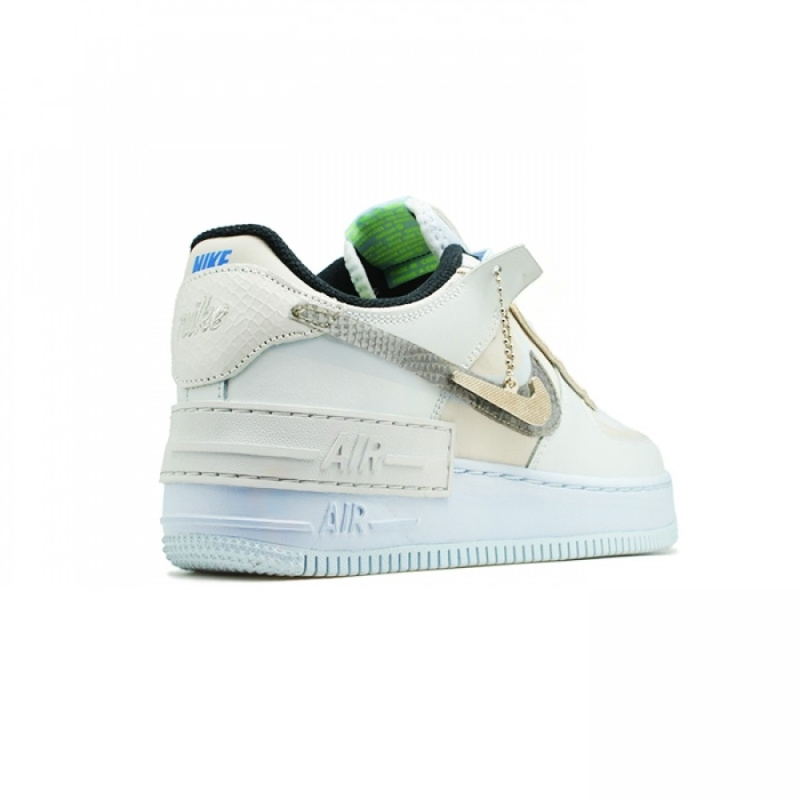 Green snakeskin hotsell air force ones