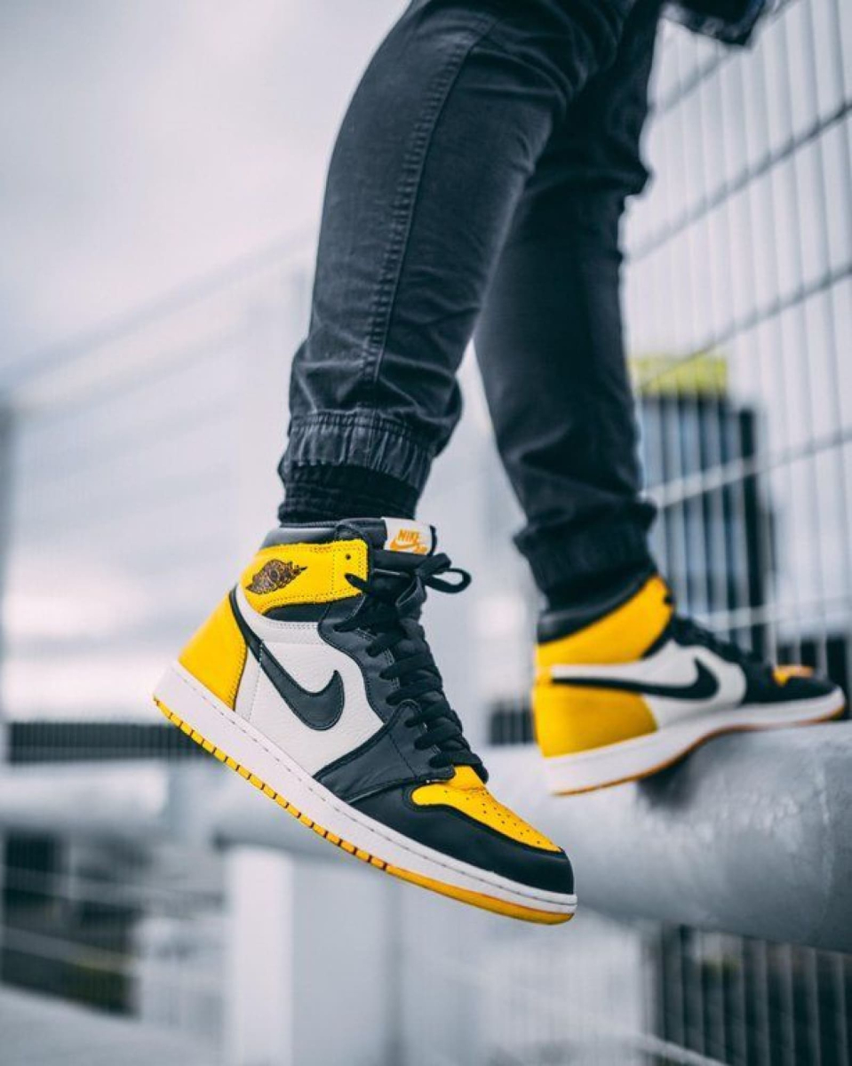 Air jordan 1 store mid se yellow