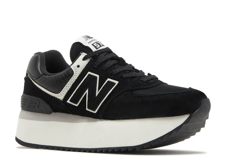 New Balance 574 Black White 50