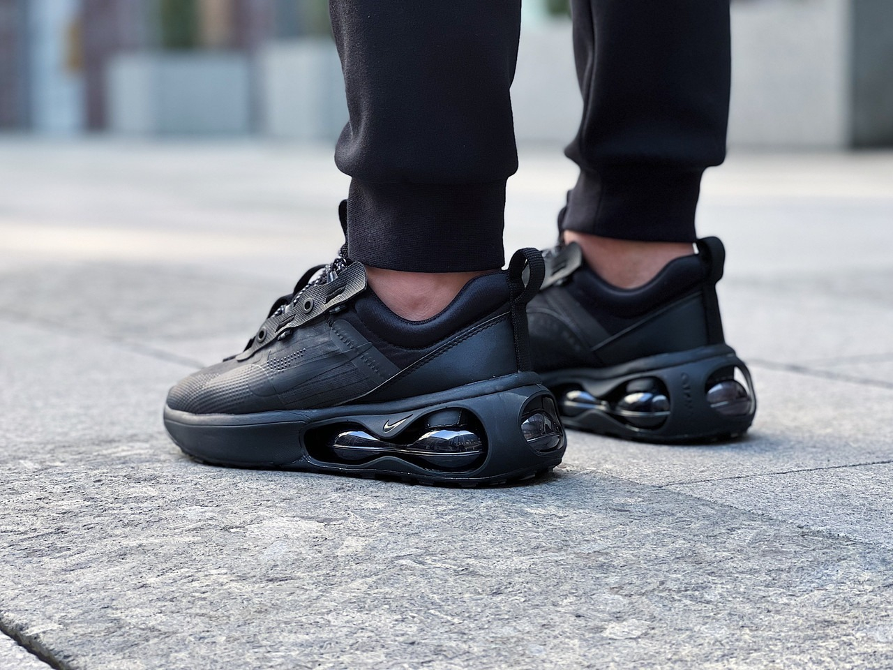 Nike air max vision triple clearance black