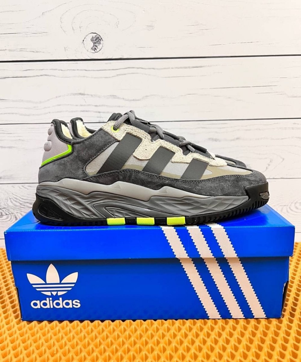 Adidas hot sale grey green